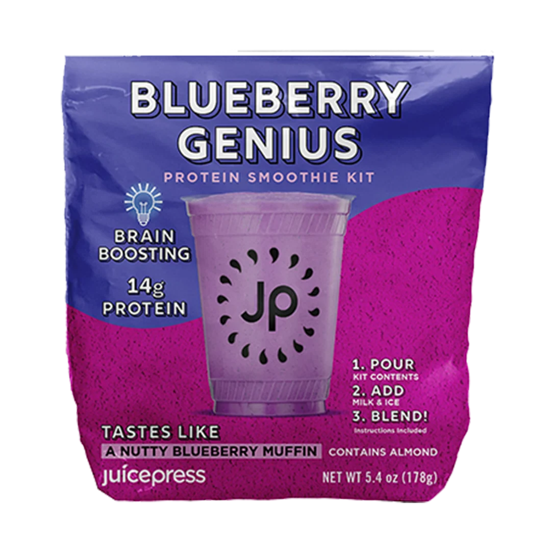 BLUEBERRY GENIUS PROTEIN SMOOTHIE KIT