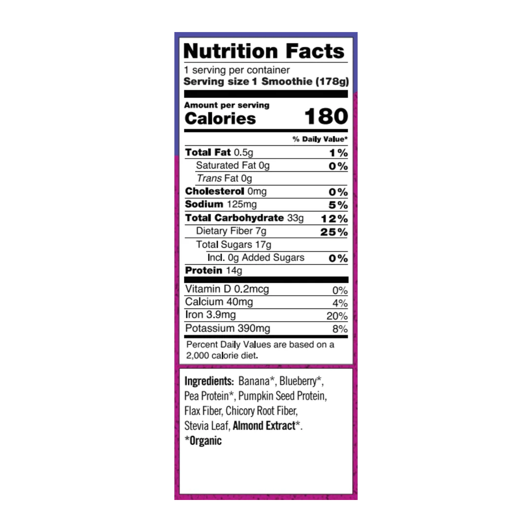BLUEBERRY GENIUS PROTEIN SMOOTHIE KIT - Image 4