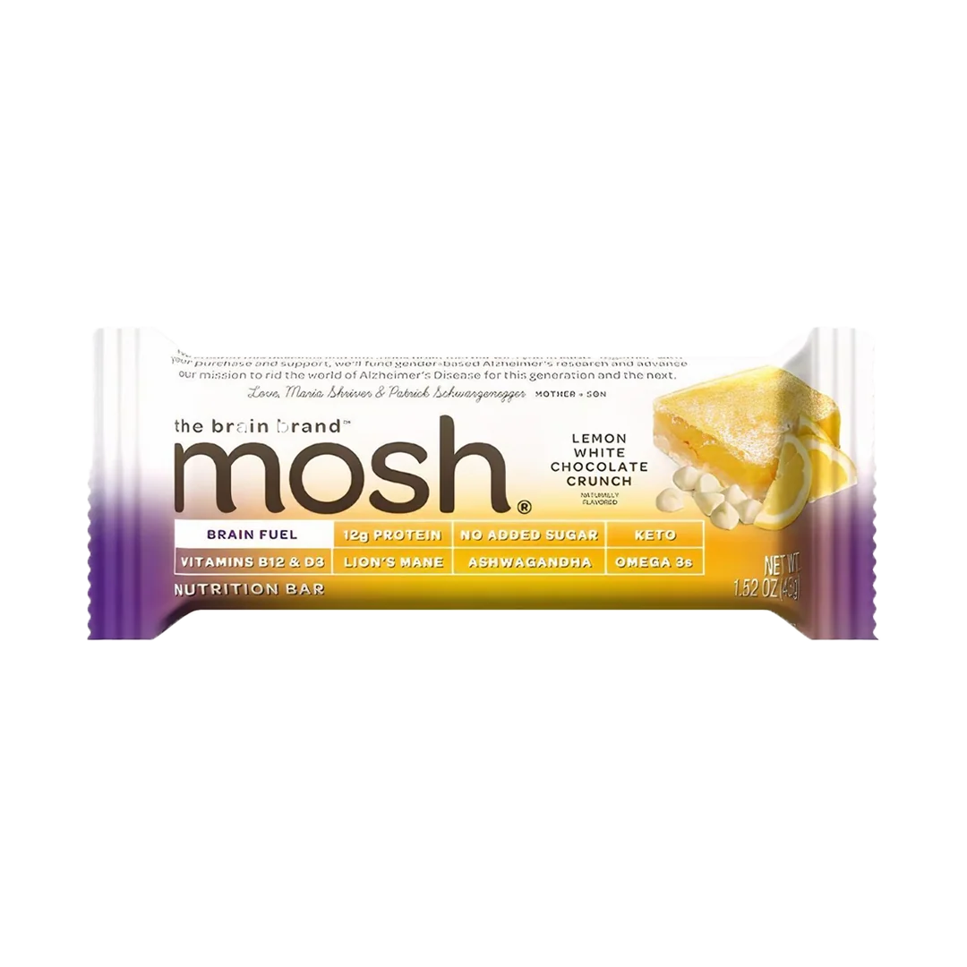 MOSH, PROTEIN BARS, LEMON WHITE CHOCOLATE CRUNCH - 12 Units (Wholesale)