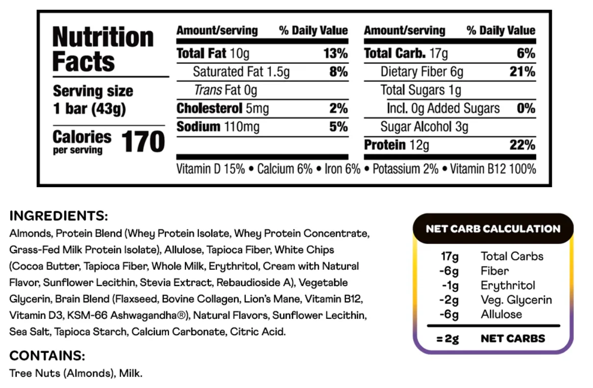 MOSH, PROTEIN BARS, LEMON WHITE CHOCOLATE CRUNCH - 12 Units (Wholesale) - Image 2