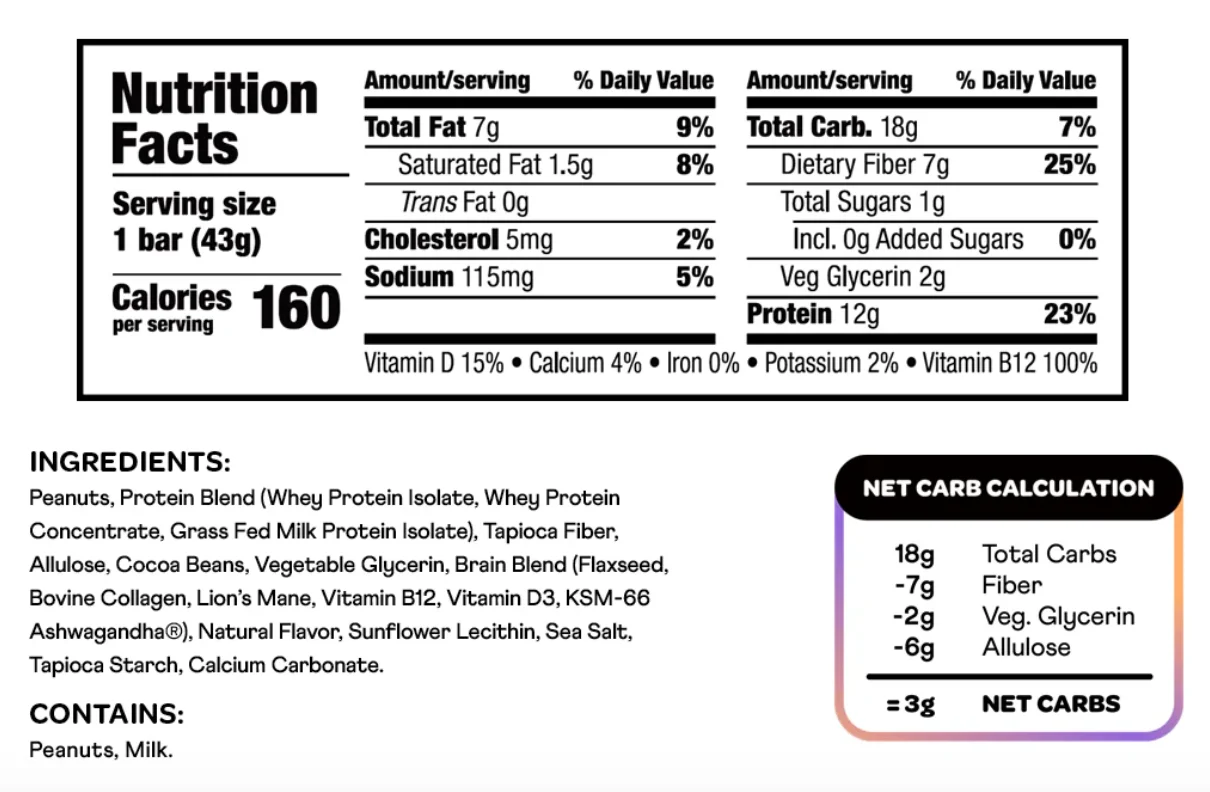 MOSH, PROTEIN BARS, PEANUT BUTTER CRUNCH - 12 Units (Wholesale) - Image 2