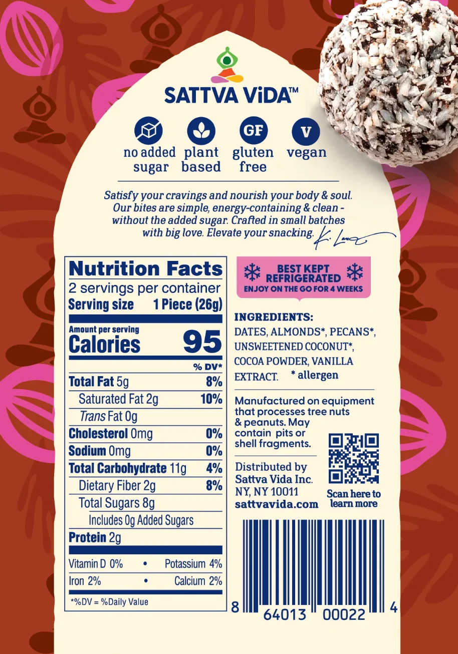 SATTVA VIDA, ENERGY BITES, COCOA CRAZE - Image 2