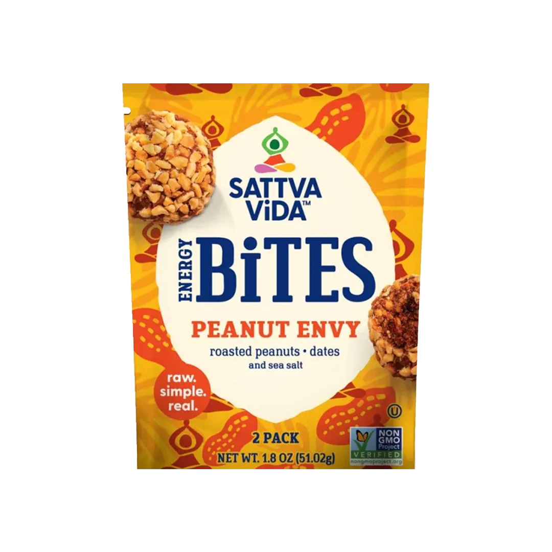 SATTVA VIDA, ENERGY BITES, PEANUT ENVY