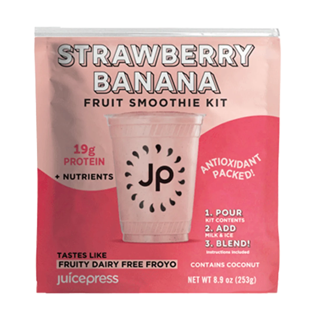 STRAWBERRY BANANA FRUIT SMOOTHIE KIT (Subscription)