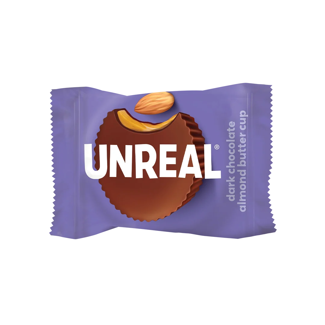 UNREAL, DARK CHOCOLATE ALMOND BUTTER CUPS - 40 Units (Wholesale)