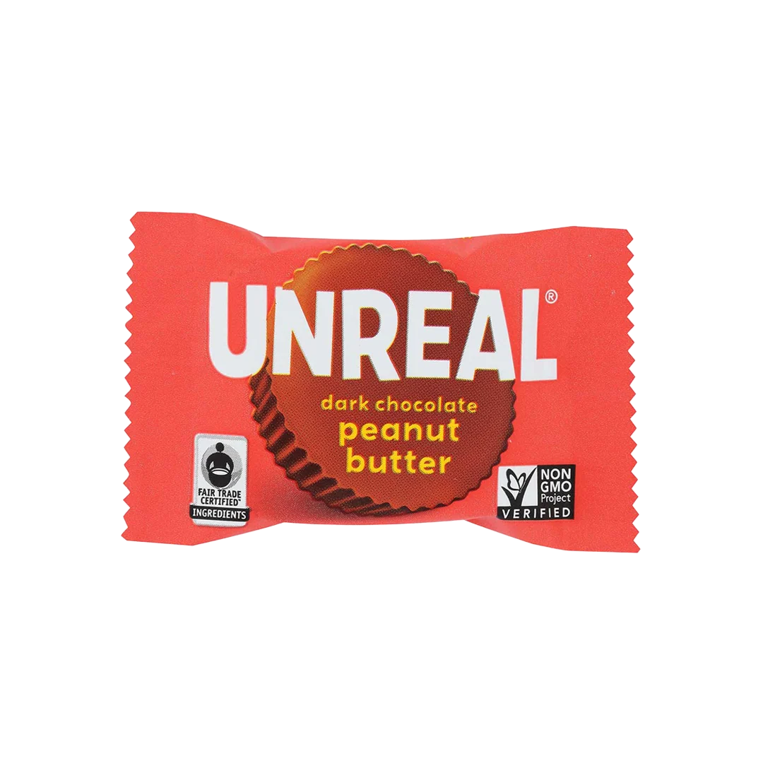 UNREAL, DARK CHOCOLATE PEANUT BUTTER CUPS - 40 Units (Wholesale)