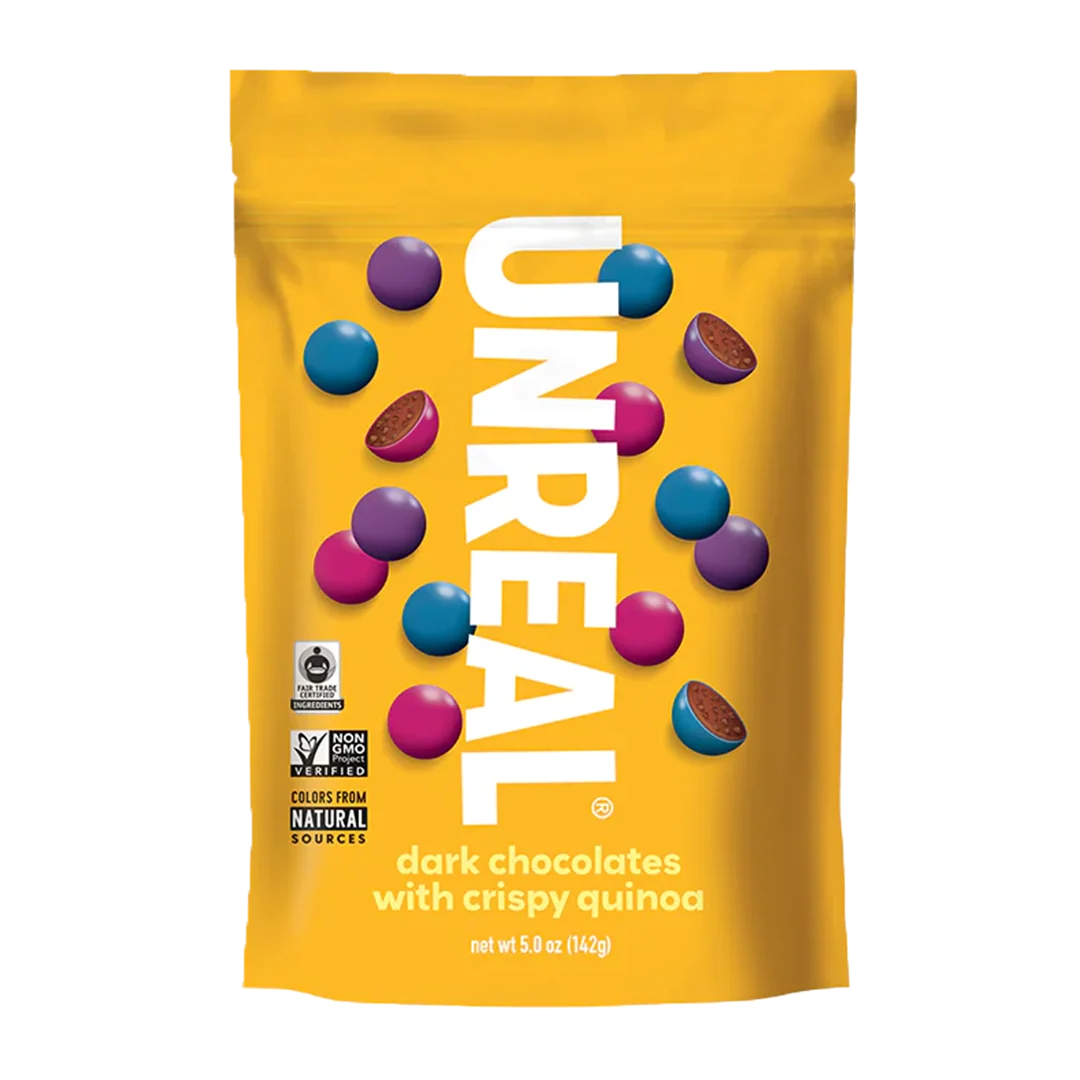 UNREAL, DARK CHOCOLATES WITH CRISPY QUINOA - 6 Units (Wholesale)
