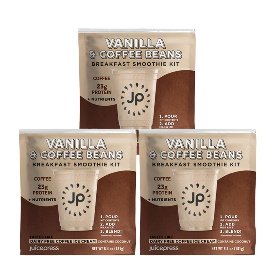 VANILLA & COFFEE BEANS BREAKFAST SMOOTHIE KIT (Subscription) - Image 2